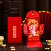 2026 Ano Novo Ano do Cavalo 3D Pop-Up Envelope Vermelho Dobradura Criativa Presente de Ano Novo para Crianças Pacote de Dinheiro da Sorte de Alta Qualidade