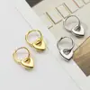 Pendientes de Plata de Ley S925 con Forma de Corazón con Diseño Estilo Ins y Elegante Diseño en Forma de Corazón para Mujer M03395