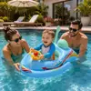 Asiento inflable de PVC para niños, hecho a medida en pequeños lotes, antivuelco, con forma de lancha motora