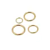 Aço Titânio Aço Inoxidável Banhado a Ouro 18K Anel Aberto de Ouro 18K Anel de Conexão que Preserva a Cor Anel Pequeno Acessórios para Pulseira Colar DIY