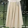 Moda casual chique estilo coreano casaco estilo Chanel feminino terno de vestido pequeno retrô terno de saia de duas peças feminino de alta qualidade