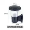 Lámpara de pared exterior impermeable para exteriores, nueva lámpara de jardín china simple, portalámparas E27, pared exterior, pasillo, terraza, redonda, doble cabezal