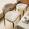 Cojín de Seda de Hielo de Verano Simple Fresco Cojín Grueso Transpirable Cojín para Silla Oficina Sedentario Estera Taburete Cojín Antideslizante