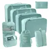 2025 Novas Sacolas Organizadoras Populares para Cosméticos, Mudança, Viagem, Conjunto de Sete Peças para Roupas, Colchas, Roupa Íntima, Desktop Atacado