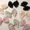 Clip de Primavera Coreano de Encaje Fresco y Malla con Lazo de Tres Capas DIY Hecho a Mano para Disparos, Accesorios para Ropa