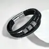 Pulseira de Couro Nova Multicamadas Transfronteiriça para Homens, Simples e Luxuosa, Sensação de Alto Padrão, Acessório Versátil da Moda para Mulheres