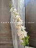 Nueva fila de flores de delphinium violeta grande de Leffi para bodas, auditorio, selección de flores, material de flores de alta calidad, decoración para el hogar, flores falsas