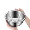 ¡Guau, Bol Mezclador y Amasador Doméstico de Acero Inoxidable Extra Grueso de Grado Alimenticio Hecho a Medida, Bol para Hornear y Lavar Verduras en la Cocina, Bol para Sopa al por Mayor