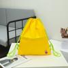 Bolsa con cordón de nailon, Mochila con cordón, Bolso de trabajo de doble hombro, Bolsita con cordón, Bolsa de baloncesto con logotipo personalizado, Personalización transfronteriza