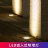 Lámpara LED empotrada para exteriores impermeable lámpara de césped foco ascendente 3W5W lámpara de paisaje de parque redonda empotrada Comunidad
