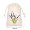 Bolsas de Regalo de Algodón Temu Transfronterizas, Bolsas de Lona, Bolsas con Cordón de Almacenamiento de Lavanda, Bolsas de Embalaje para Joyería, Bolsitas con Cordón