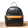 Mochila feminina Luojia 2024, nova, de couro genuíno, estilo coreano, moderna, versátil, casual, de couro de vaca, bolsa de viagem de couro macio