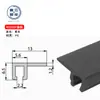 Línea de Transporte de Ensamblaje Yongbang Precision 45105 Perfil de Aluminio Velocidad Única Riel de Guía 08BS con Tiras Resistentes al Desgaste