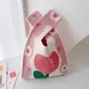 Bolso de Mano de Punto de Alta Gama, Bolsa de Regalo Luna Llena, Bolso de Muñeca para Recuerdo de Boda, Bolso de Mano Diario, Hecho a Medida