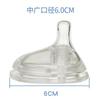 Chupeta Adaptada para Bico de Garrafa de 6cm de Diâmetro Silicone de Grau Alimentício Bico de Aprendizagem para Bebê Anti-Salpico Bico para Beber Água