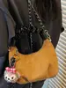 Bolso de Luna Nicho Estilo Coreano Nuevo Otoño 2025 Estilo Mujer Bolso Dumpling Bolso de Hombro Casual Moderno