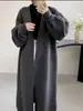 Suéter de Punto de Estilo Coreano Transfronterizo Nuevo de Longitud Media por Encima de la Rodilla, Estilo Holgado y Perezoso, Chaqueta Cardigan Suave y Gruesa para Mujer