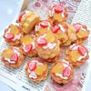 Acessórios de Resina para Simulação Comendo e Brincando Morango Laranja Creme Bolo Capa de Celular DIY Sapato com Buraco Grampo de Cabelo Pingente Pingente