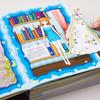 Libro de Pegatinas de Disfraces de Pequeña Princesa Set Completo de 8 Libros Niños y Niñas de 3-6 Años Variedad de Pegatinas Juguete de Libro de Pegatinas para Disfrazar
