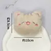 Novo broche de cabeça de boneca de pelúcia de gato e urso tridimensional de desenho animado, acessórios DIY para bolsa de estudante, cachecol, chinelos