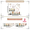 Varios Adhesivos de Pared de Tren de Animales Lindos de la Jungla para Dormitorio y Sala de Estar Pared de Fondo Decoración del Hogar Adhesivos de Pared Autoadhesivos
