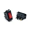 Interruptor tipo barco Kd3 de tres patas, dos velocidades, basculante con luz, interruptor de encendido para electrodomésticos, interruptor de doble posición de tarjeta