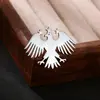 Broche Águia de Aço Inoxidável Mais Vendido Transfronteiriço para Homens e Mulheres, Acessórios para Terno, Pin de Lapela, Joias, Banhado a Ouro Real 18K
