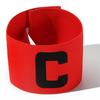 Brazalete de capitán de fútbol con marca C, cinta adhesiva antidesprendimiento para mangas, brazalete elástico, equipo de fútbol