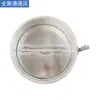 Válvula Ajustable, Válvula de Retención Manual de Chapa de Hierro Blanco, Válvula de Mariposa para Conducto Redondo, Válvula de Aire, Ventilación, Aire Acondicionado Ajustable, Tipo Ajustable