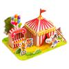 3D Estéreo Jigsaw Card Aluno DIY Handmade Montado Imagem Educação Infantil Puzzle Puzzle Stall Grande Imagem Emendada