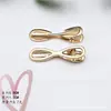 Novo Presilha de Cabelo Oval, Fashion e Simples, Acessórios de Cabelo para Estudantes e Crianças, Presilha Colorida Eletrodepositada em Metal para Franja DIY