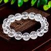 Pulsera de cuentas de Cristal Blanco Natural Prajna Paramita Sutra del Corazón círculo único alta calidad material de minería original al por mayor