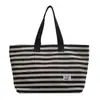 Bolsa de ombro simples popular para viagem, bolsa de lona portátil casual de grande capacidade para mulheres, primavera de 2023