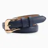 Cinturón de Mujer Verano Nuevo Versátil de Gama Alta Diseño de Nicho para Mujer Cinturón con Hebilla de Pin Cinturón para Jeans