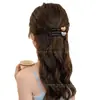 Presilha de Cabelo de Bolinhas em Formato de Coração, Presilha Lateral Exquisita de Alta Qualidade para Franja, Presilha para Testa, Presilha BB para Mulheres