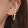 Cobre 18K Retro Geométrico Perla Clips para Oreja Transfronterizo Europeo y Americano Popular Más Vendido Diseño Fresco Gama Alta Simple Elegante