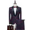 Transfronterizo 2024 Nuevo Traje de Noche para Hombre Traje de Negocios Moda Masculina Dos Piezas Traje de Novio Traje Hombres