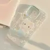 Funda con temática de playa de dibujos animados para iPhone 17 Pro Max, Apple 18, Soporte de sirena para 16, Purpurina para 13, Funda suave para 11