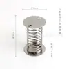 Factory spot pointed flat head car shake doll swing spring DIY cartoon toy spring base