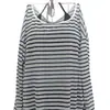 Traje de baño de dos piezas para mujer, nuevo estilo 2026, salida de baño de manga larga estilo coreano, diseño a rayas, oculta el abdomen, efecto adelgazante, adecuado para vacaciones y aguas termales