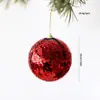 Bolas de Espuma con Lentejuelas de 8 cm, Bolas Navideñas de Colores, Decoraciones Navideñas, Adornos de Bolas con Lentejuelas, Artículos Más Vendidos en Comercio Electrónico Transfronterizo