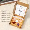 Doce Constelaciones Conjunto de Piedra Cruda de Cristal Cristal Natural Varilla de Yeso Marroquí Piedra de Yoga Caja de Conjunto de Cristal Artesanías