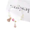 Pulsera Nueva para Niños Linda Labubu Niña Cuentas de Vidrio con Cuentas Estudiante Versión Coreana Pulsera para Mejor Amiga Hermana Joyería