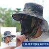 Sombreros de Exterior, Sombreros de Camuflaje con Protección Solar y Repelente de Mosquitos, Sombreros de Pesca para Exteriores, Sombreros con Protección Solar tipo Chal, Sombreros de Pesca