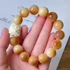 Pulseira Bodhi Gradiente Leão Despertando Feminina Raiz de Bodhi Jade Branco Dedo Errado Suave Wen Brincar Contas de Buda Masculina Placa Brincar Pulseira Bodhi