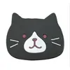 Posavasos de silicona con diseño de gato de dibujos animados, base aislante antideslizante, alfombrilla de animal lindo para tazón, alfombrilla para taza de té, alfombrilla de mesa anti-quemaduras