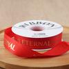 2.5cm Cinta Roscada Estampada en Caliente Flor Material de Embalaje para Flores DIY Florería Regalo Floral Cinta para Embalaje de Pastel al Mayoreo