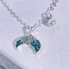 Collar de perlas de agua dulce naturales para mujer, diseño de nicho moderno y de lujo ligero, sensación de alta gama, pez de cola grande, regalo para el Festival Qixi