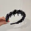 Diadema elegante estilo francés con dientes entrelazados, pedrería lujosa, sensación de alta gama, diadema elegante y con estilo, pasador, accesorio para el cabello