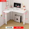 Escritorio de esquina, mesa para computadora de escritorio, escritorio de oficina de esquina para dormitorio, escritorio de estudio para escribir, mesa pequeña moderna y simple